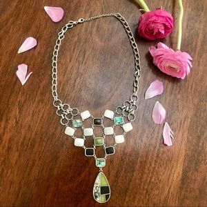 Boutique abalone shell boho necklace